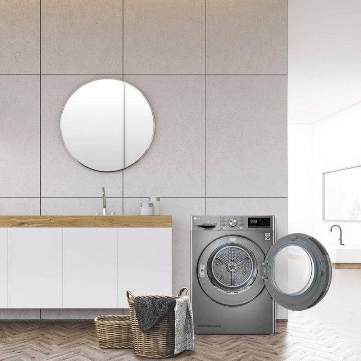 LG RH90V9PV2N Secadora con Bomba de Calor 9Kg C Inox Antihuellas