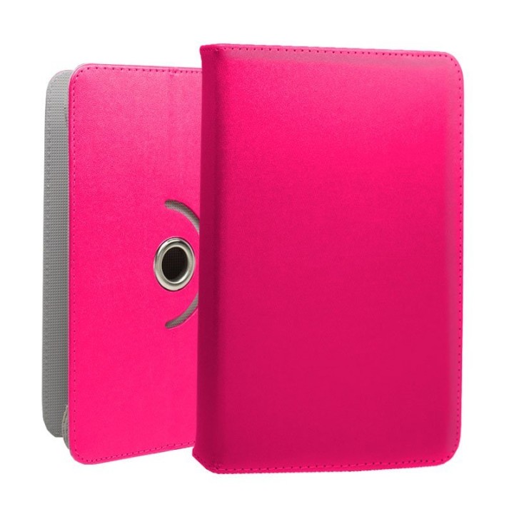 Cool Funda Giratoria Polipiel Rosa para Ebook / Tablet 7"