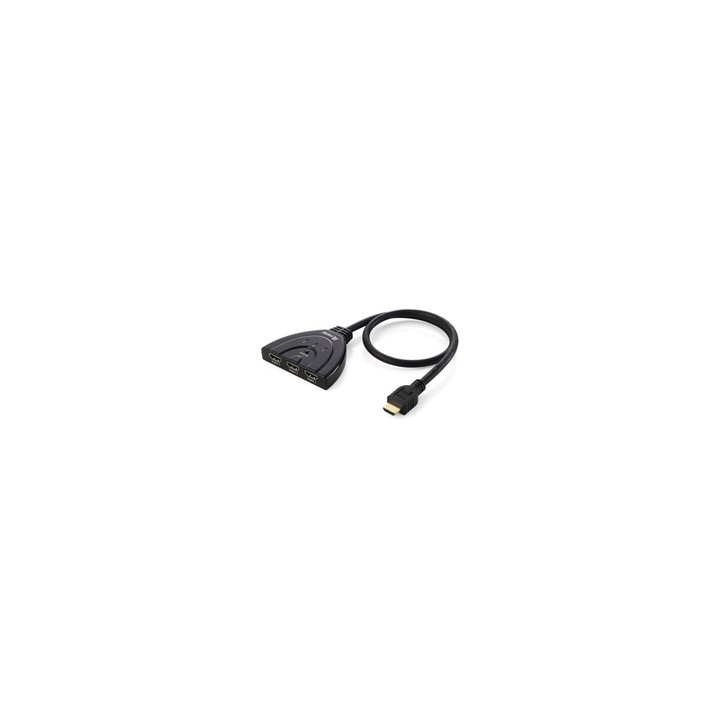 Switch EQUIP 3xHDMI Entrada 1xHDMI Salida (EQ332703)