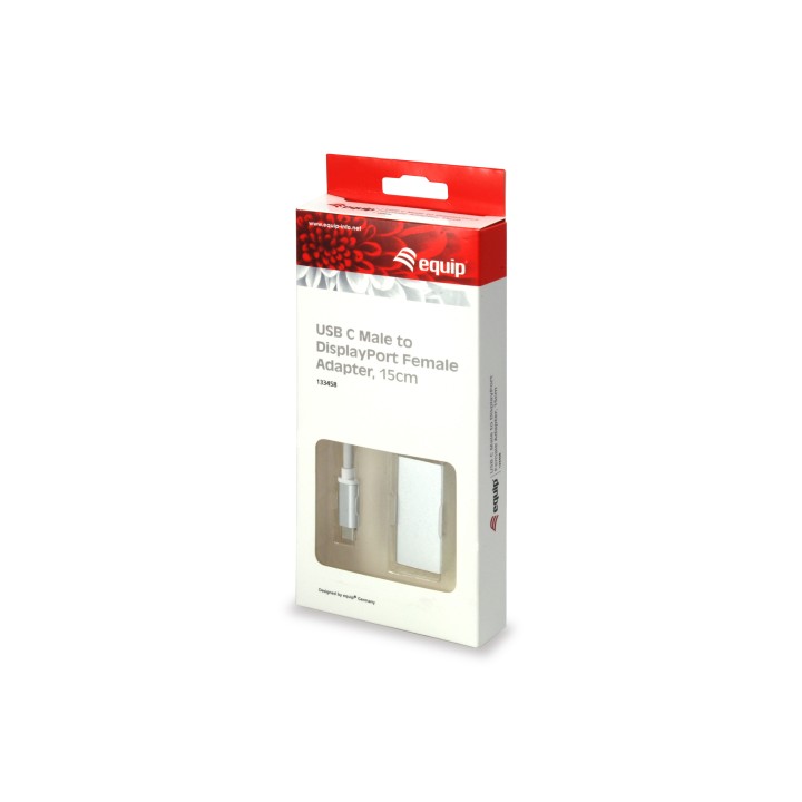 Cable EQUIP USB-C/M a DP/H 15cm Blanco (EQ133458)
