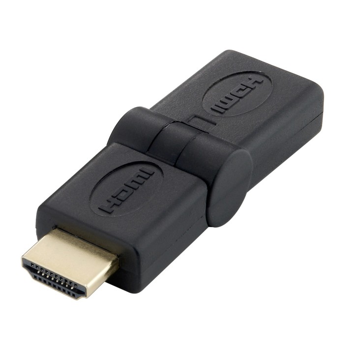 Adaptador EQUIP HDMI/M a HDMI/H 45º Negro (EQ118911)
