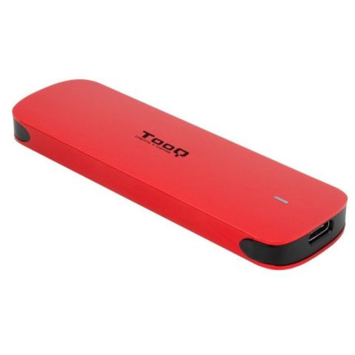TooQ Caja externa para SSD M.2 NVMe Roja