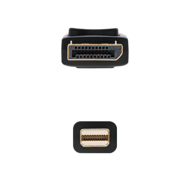 Nanocable MiniDP/M a DP/M 2m Negro (10.15.2402)