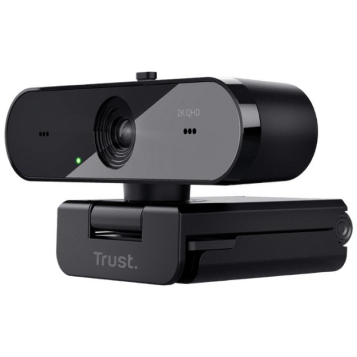 Trust TW-250 Webcam QHD con Enfoque Automático Negra