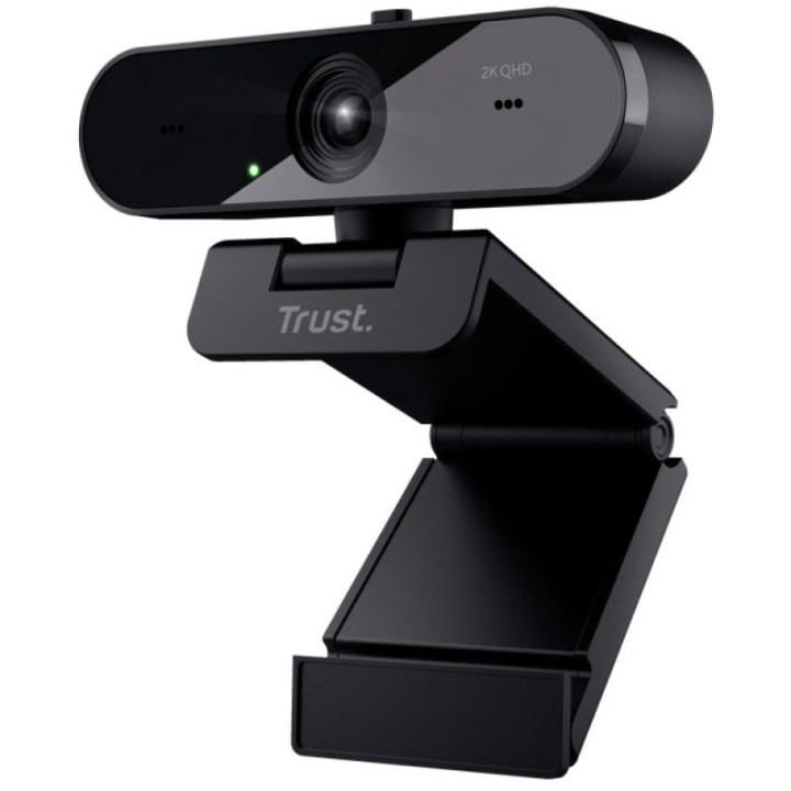 Trust TW-250 Webcam QHD con Enfoque Automático Negra