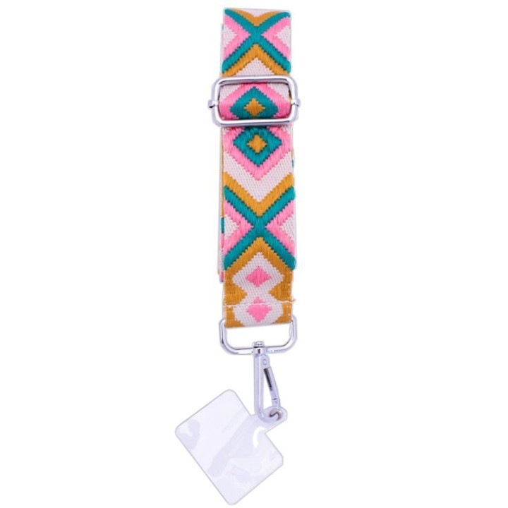 Cool Correa Colgante Universal con Tarjeta para Smartphone Mostaza