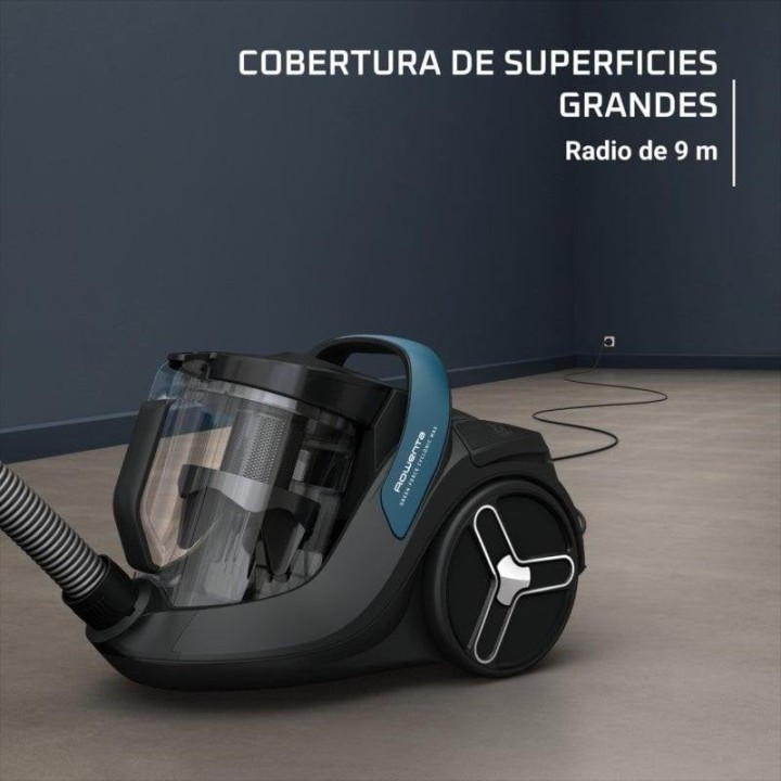Rowenta Green Force Cyclonic Max Aspiradora sin Bolsa 900W Negra/Azul