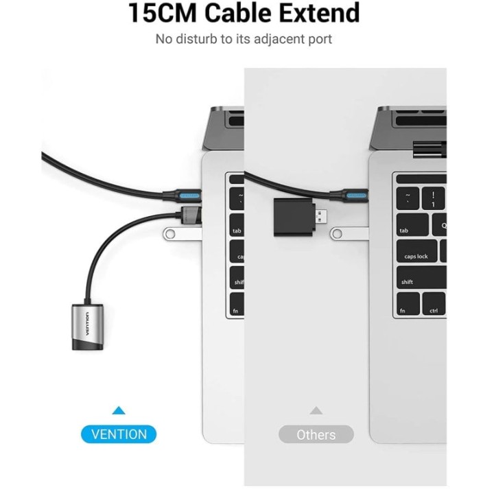 Vention Tarjeta de Sonido Externa USB