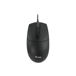 Ratón EQUIP Silent USB-A 1200dpi Negro (EQ245117)