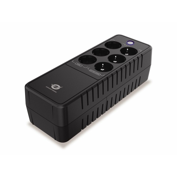 S.A.I. CONCEPTRONIC 850VA 490W 6xSchuko Negra (ZEUS09E)