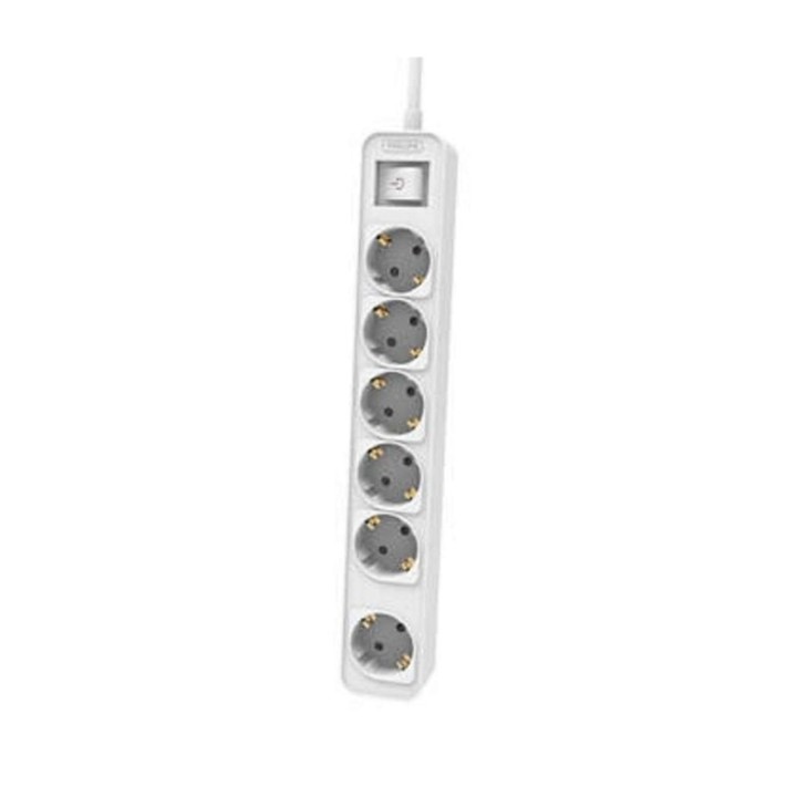 Philips CHP2164W/62 Regleta con Interruptor de 6 Tomas 1.5m Blanco