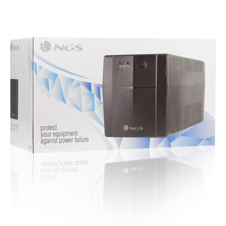 S.A.I. NGS FORTRESS 720W 1200VA Negra (FORTRESS 1500V2)
