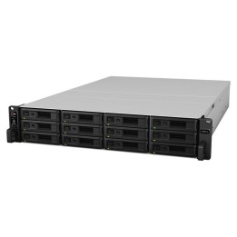 Servidor NAS rack Synology 12 bahías Xeon D-1541 8GB DDR4 2U expansión PCIe