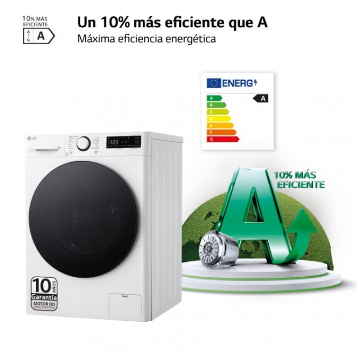 LG Serie 600 F4WR6013A0W Lavadora Carga Frontal 13Kg A Blanca