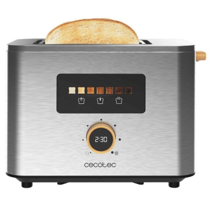 Cecotec Touch&Toast Double Tostadora 2 Rebanadas 950W