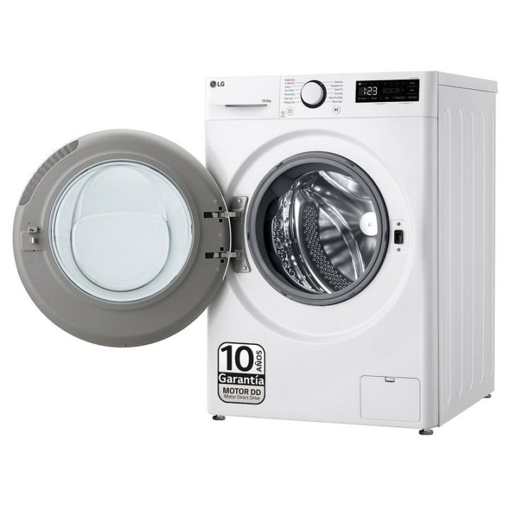 LG F4DR6010A0W Lavasecadora de Carga Frontal 10Kg/6Kg D Blanca