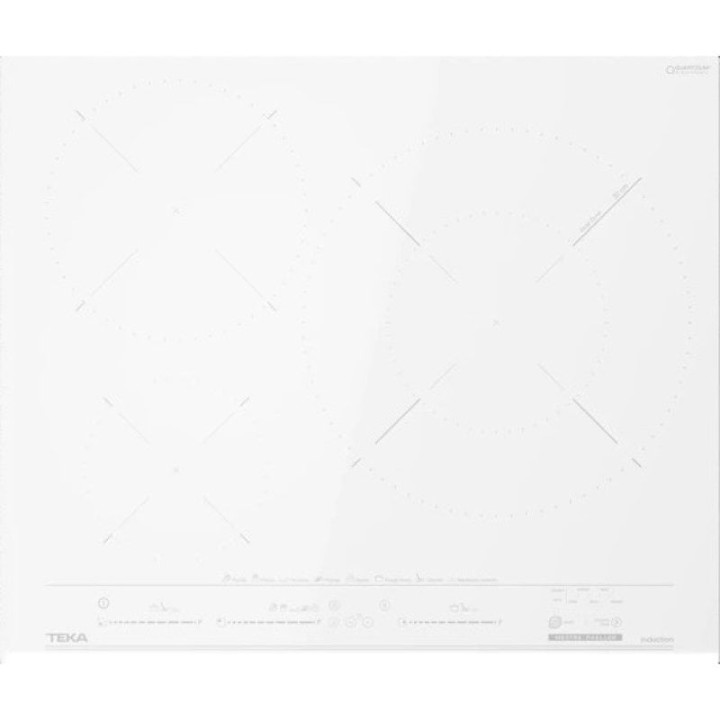 Teka MestrePaeller IZC 63632 MPT WH Placa de Inducción con 3 Zonas 1 Zona XL 60cm Blanca