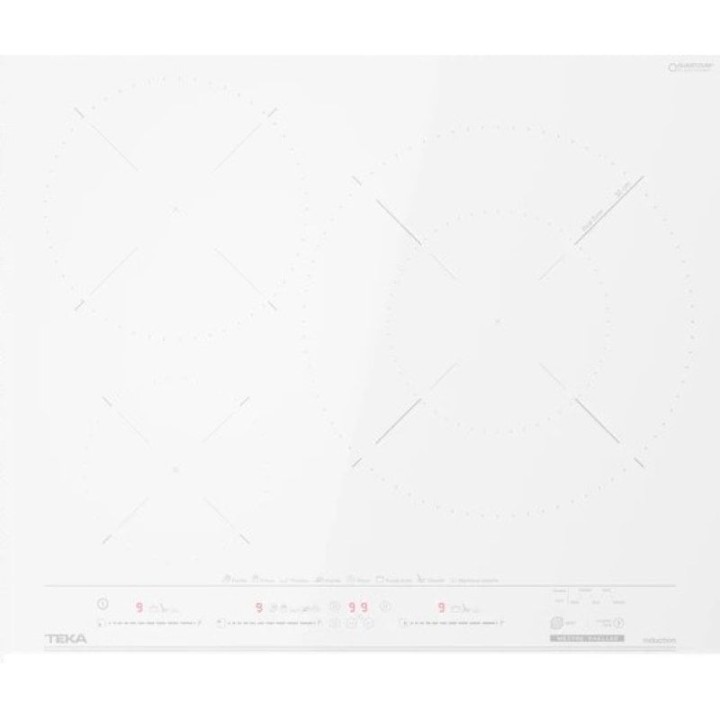 Teka MestrePaeller IZC 63632 MPT WH Placa de Inducción con 3 Zonas 1 Zona XL 60cm Blanca