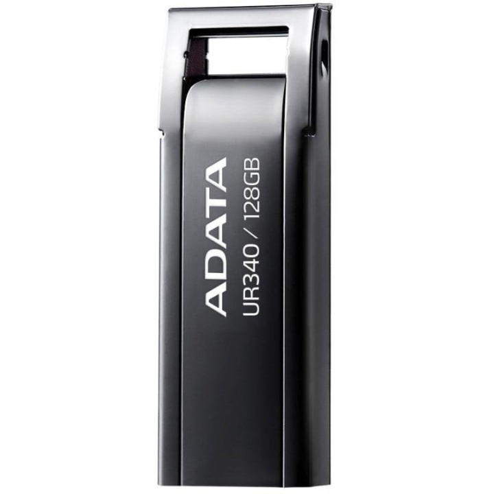 Unidad USB Adata UR340 128GB USB 3.2 Gen 2 Metal Negro Ligera