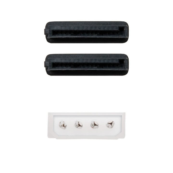 Nanocable 2xSATA a Molex (4-pin) 20cm (10.19.0101-OEM)