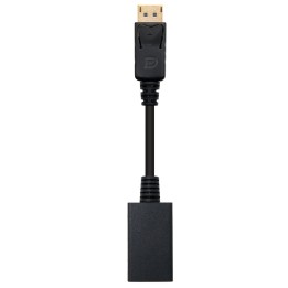 Nanocable DP/M a HDMI/H 15cm Negro (10.16.0502)