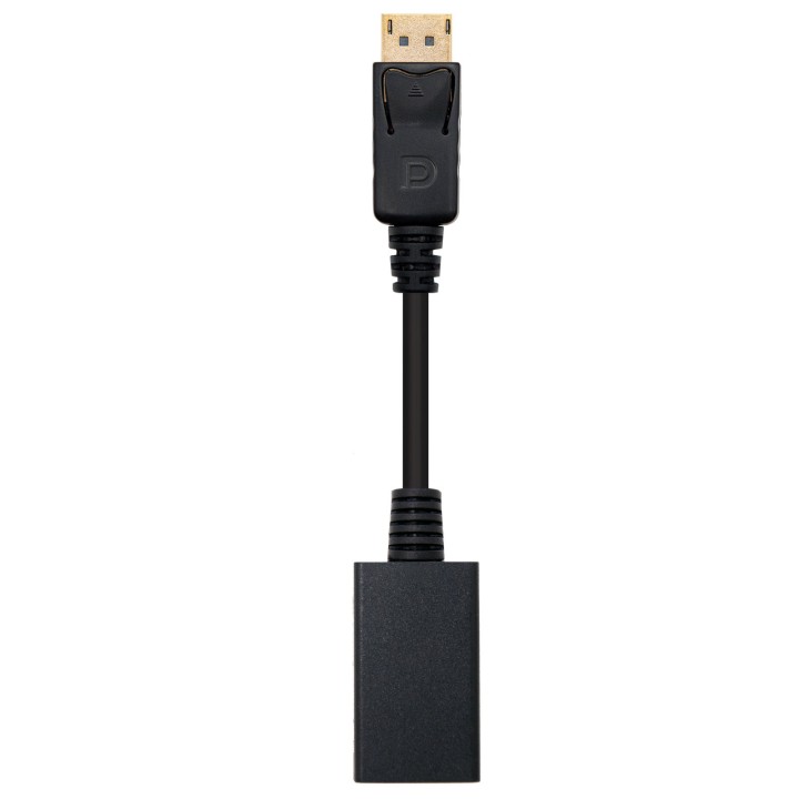 Nanocable DP/M a HDMI/H 15cm Negro (10.16.0502)