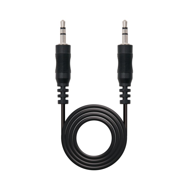Nanocable Audio 3.5mm/M a 3.5mm/M 3m Negro (10.24.0103)