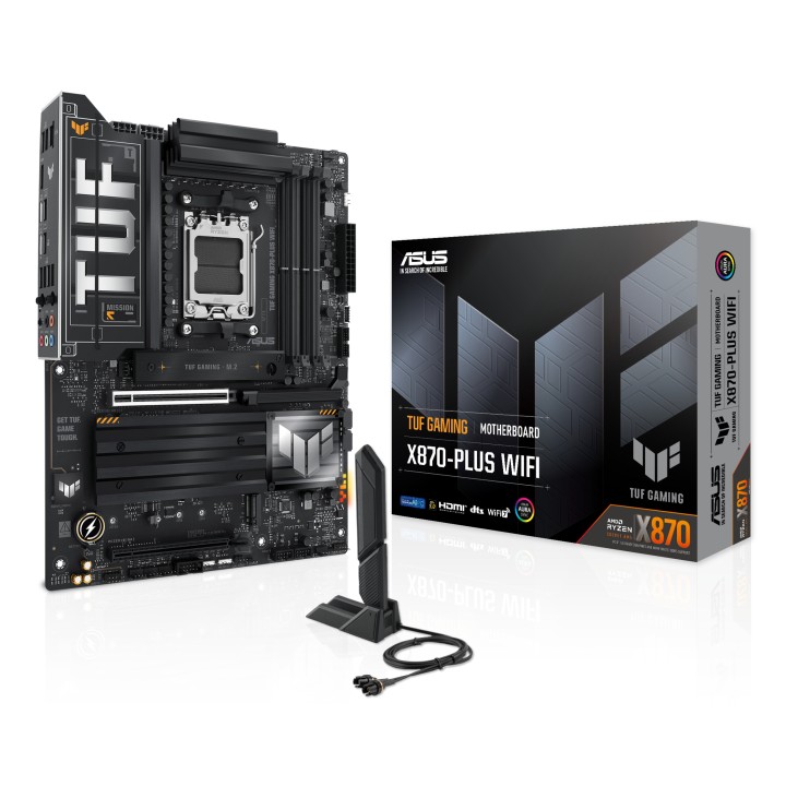 ASUS TUF GAMING X870-PLUS WIFI: (AM5) 4XDDR5 HDMI ATX