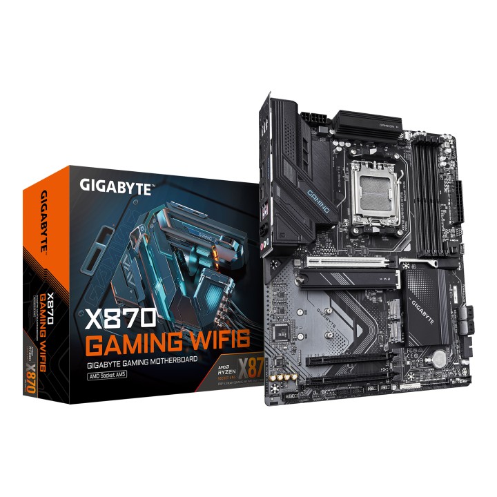 GIGABYTE X870 GAMING WIFI6: (AM5) 4xDDR5 DP HDMI ATX