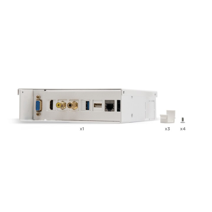 Caja Conexiones Nanocable Multimedia Pared (10.35.0003)