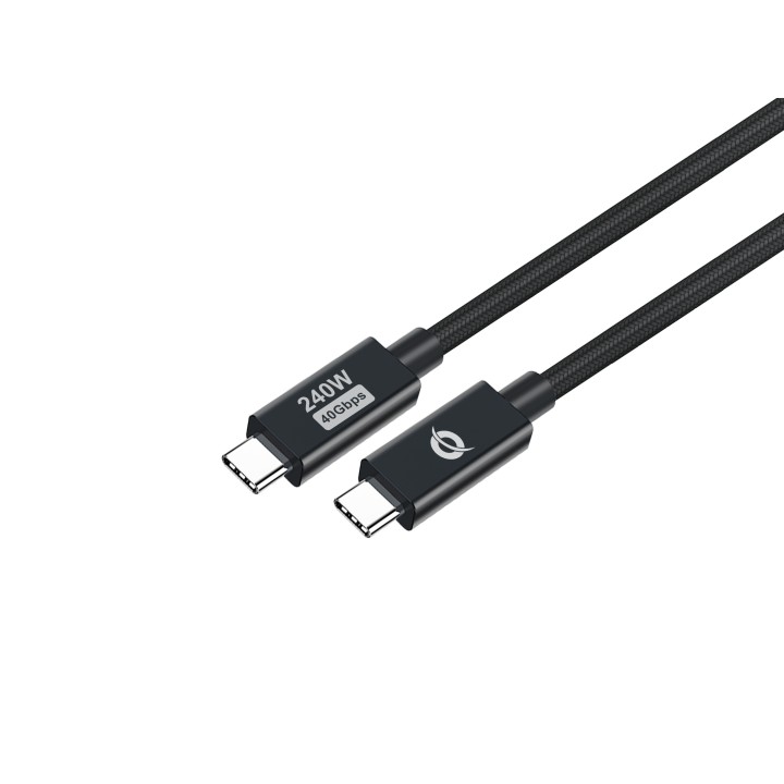 Cable CONCEPTRONIC USB-C M/M 240W 1.2m Negro(ETTA04B12)