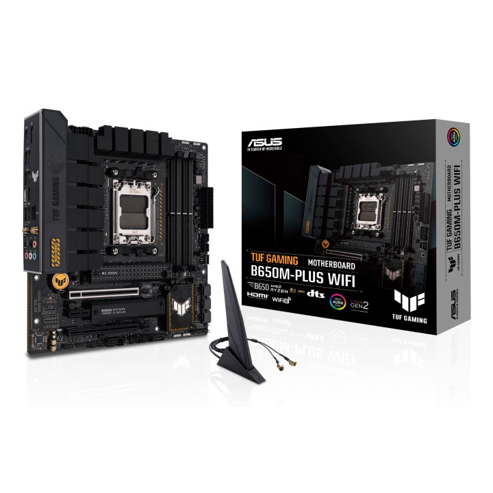 ASUS TUF GAMING B650M-PLUS WIFI: (AM5) 4DDR5 HDMI mATX