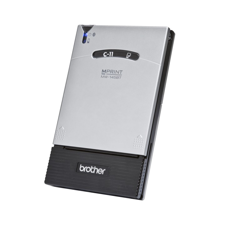 Impresora BROTHER Térmica USB BT Negra/Plata (MW-145BT)