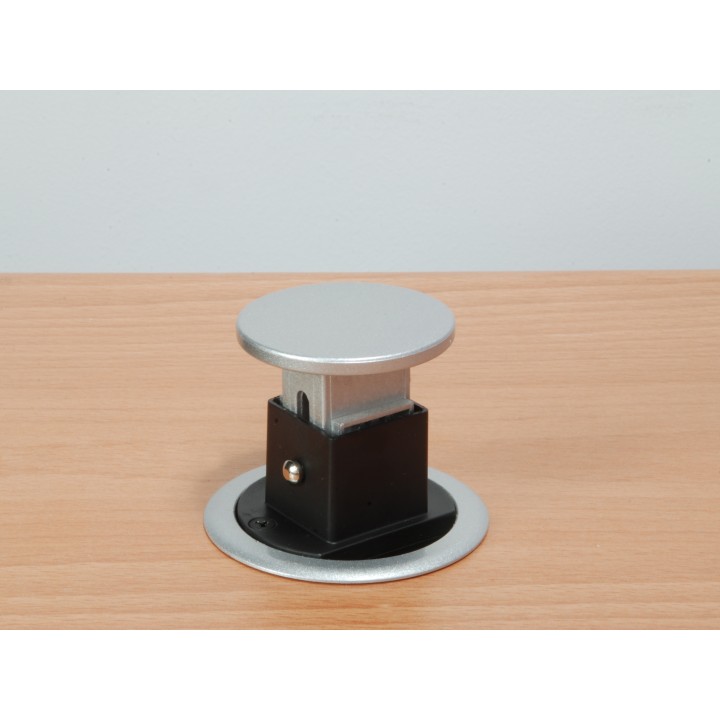 Regleta EQUIP 3 Tomas AC 2xUSB Negra/Plata (EQ333304)