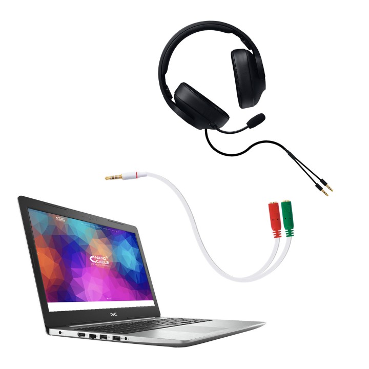 Nanocable Audio 3.5mm/M a 2x3.5mm/H 20cm (10.24.1201)