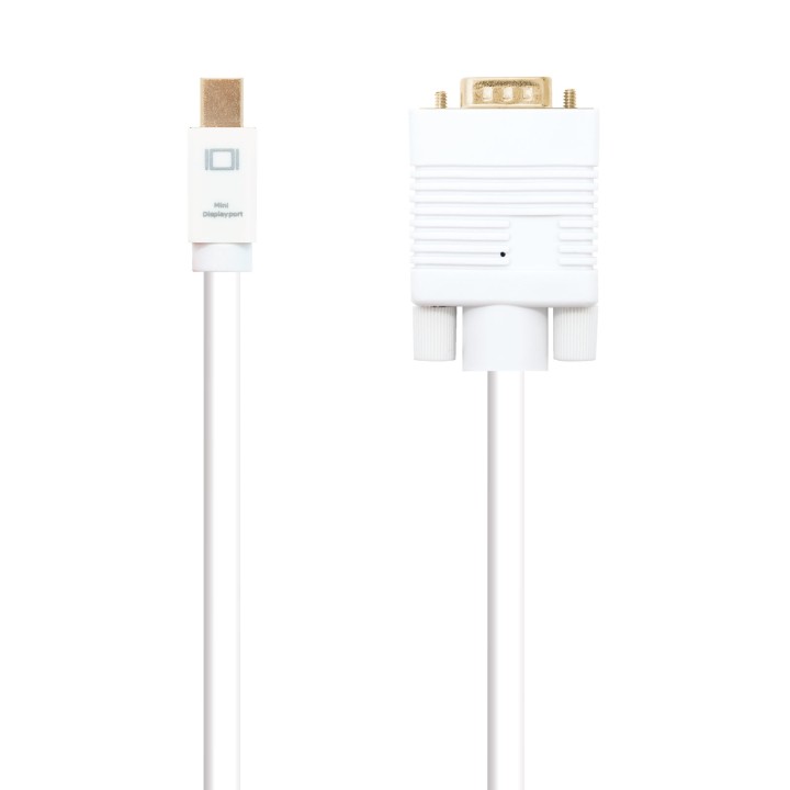 Nanocable Mini DP/M a VGA/M 5m Blanco (10.15.4105)
