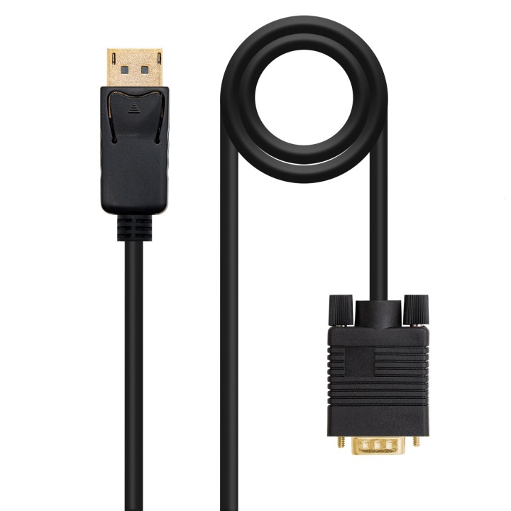 Nanocable DP/M a VGA/M 2m Negro (10.15.4402)