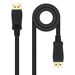 Nanocable DP 1.4/M a DP/M 1.5m Negro (10.15.2601-L150)