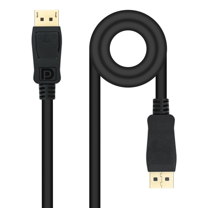 Nanocable DP 1.4/M a DP/M 1.5m Negro (10.15.2601-L150)