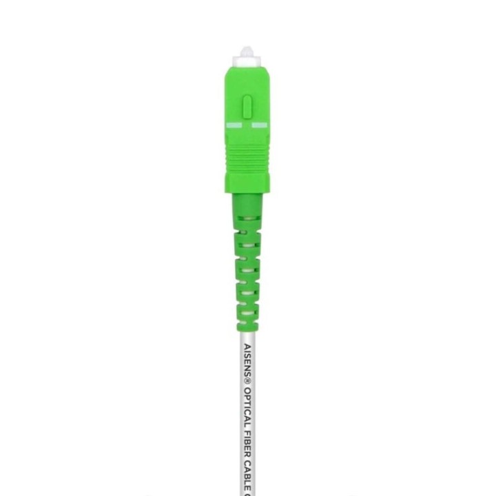 Aisens Cable Fibra Óptica Latiguillo G657A2 3.0 9/125 SMF Simplex CPR DCA LSZH, SC/APC-SC/APC 2.0M