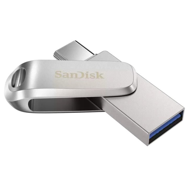 SanDisk Ultra Dual Drive Luxe 64GB USB-C/USB 3.2 Plata