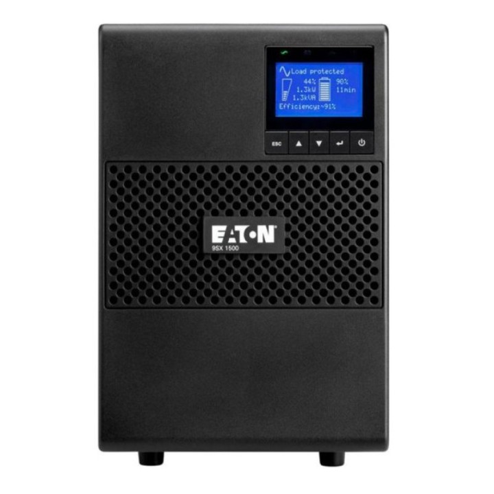 Eaton 9E3000I SAI Doble Conversión Online 3kVA 2400W 7 Salidas AC Negro