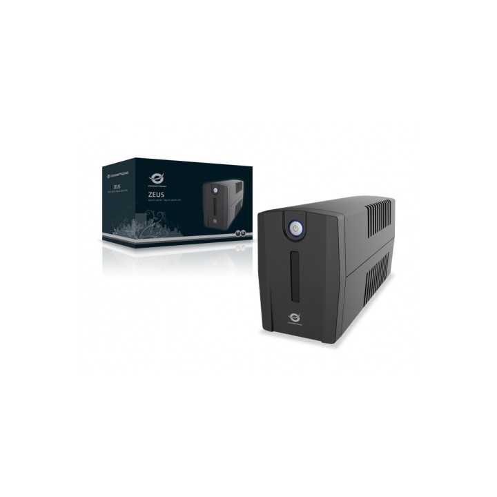 S.A.I. CONCEPTRONIC 650VA 360W 4 Tomas Negra (ZEUS01ES)