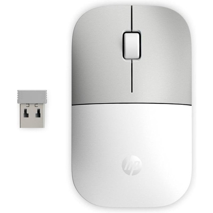 HP Z3700 Ratón Óptico Inalámbrico 1200 DPI Blanco