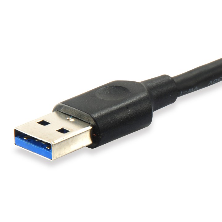 Cable EQUIP USB-A/M a USB-C/M 0.5m Negro (EQ128345)