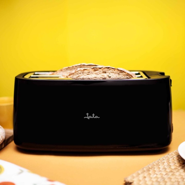 Jata JETT1585 Tostadora 2 Rebanadas Largas 1400W Negra