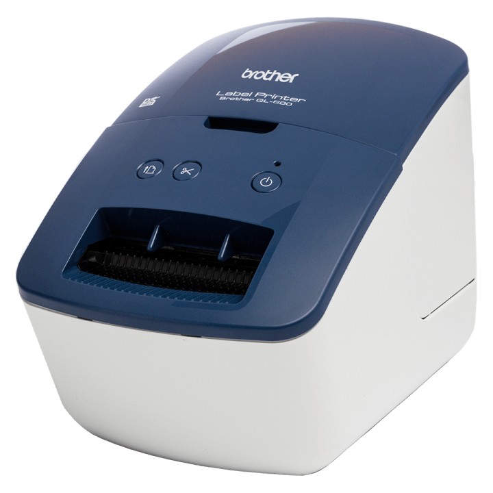 Impresora BROTHER Térmica USB 2.0 Azul/Blanca (QL600B)