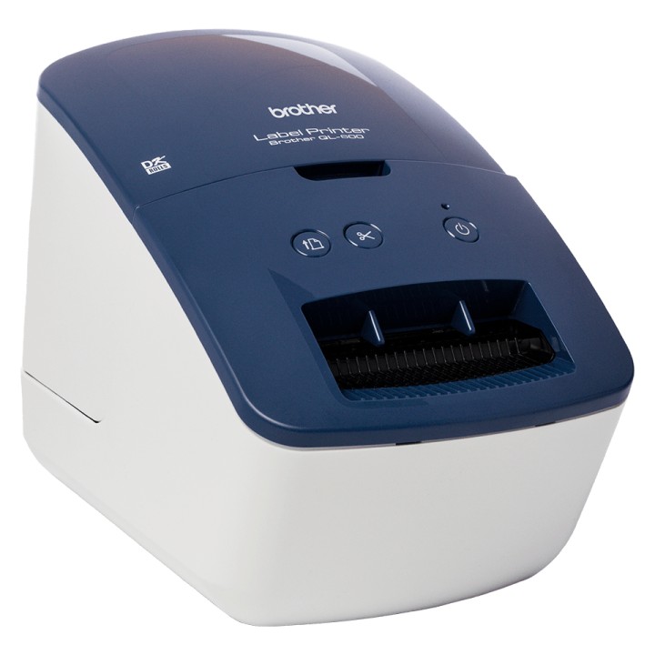 Impresora BROTHER Térmica USB 2.0 Azul/Blanca (QL600B)