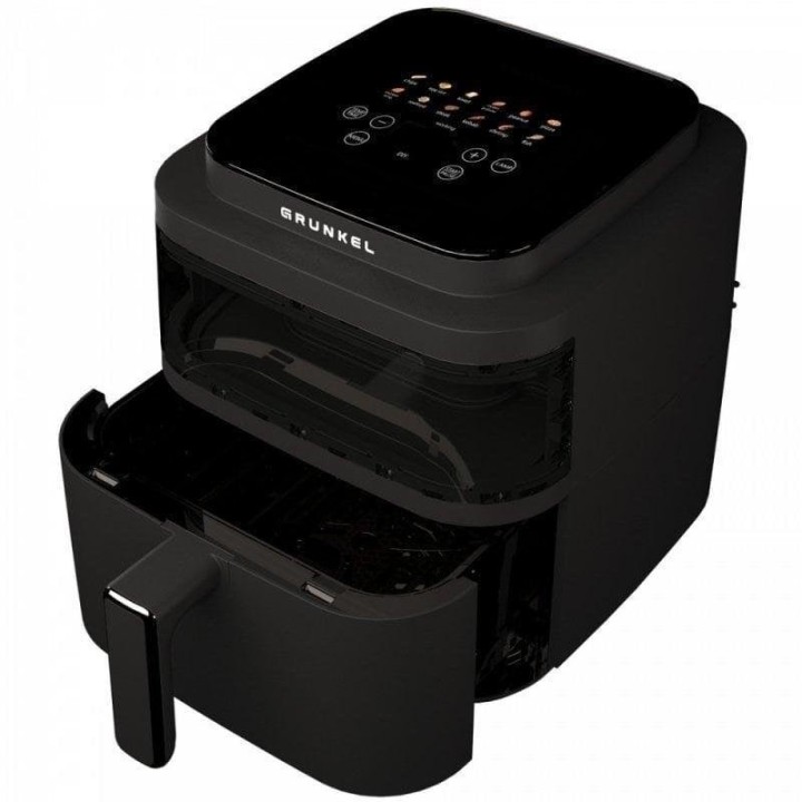 Freidora de Aire Grunkel Black Light Fryer 6L 1400W 12 Programas Digital