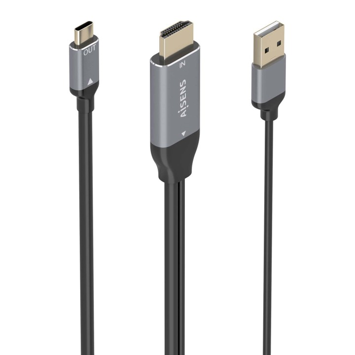 Conversor AISENS HDMI 2.0/USB-A/M a USB-C/M (A109-0871)